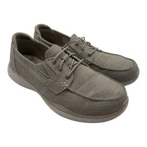 Skechers On The Go Ideal Coastal Shoes Womens 9 Taupe Tan Slip On Loafers 137080